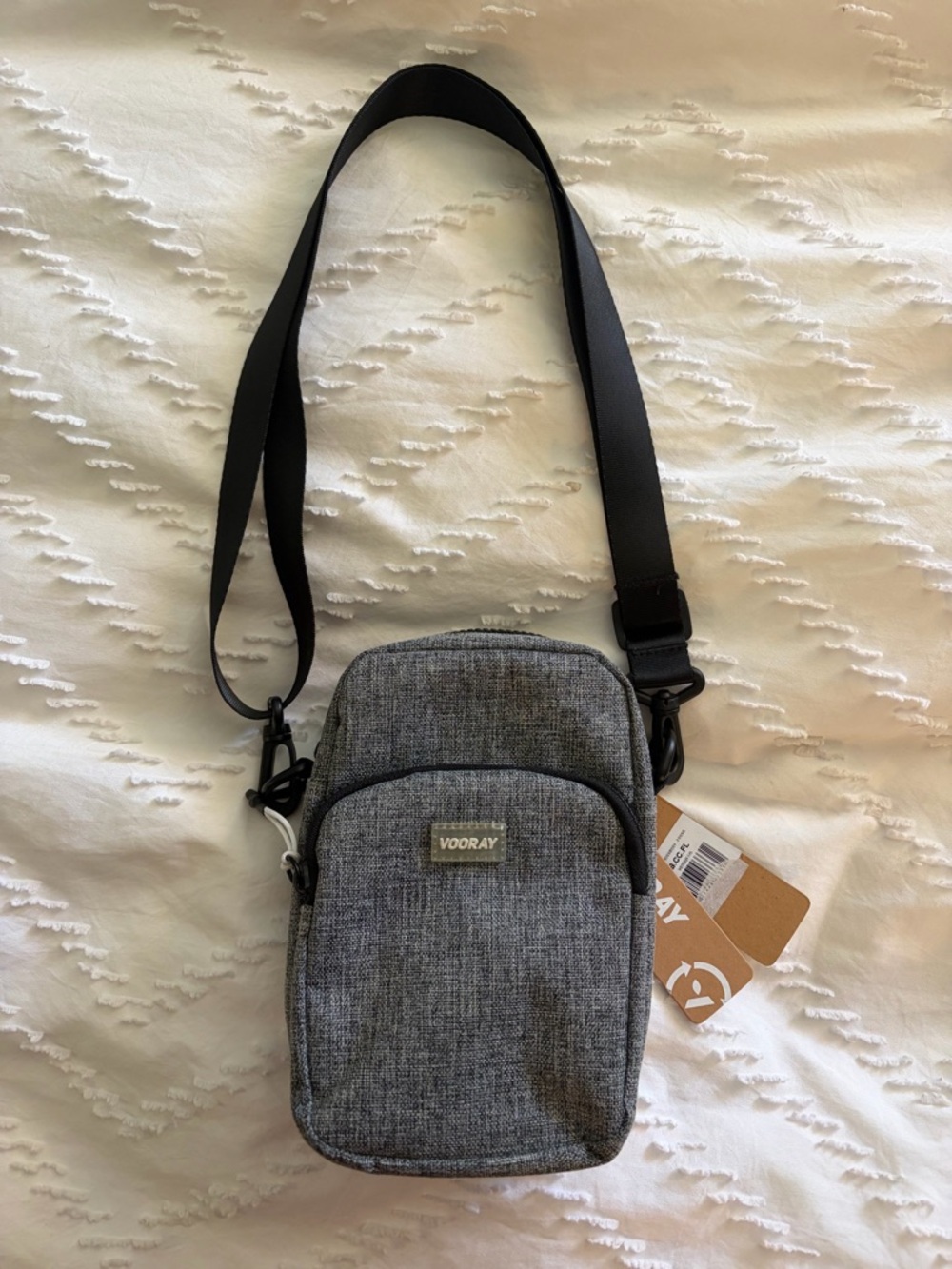 Voodray Gray Women's Crossbody Bag - Compact Everyday Sling